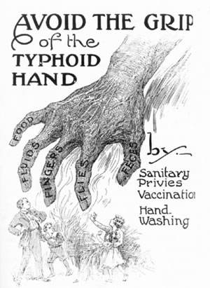 Health reform pamphlets such as Dr. G. S. Franklin's 'Sanitary Care of Privies' emphasized the role of hygiene in preventing the spread of disease. (reprinted in Carnes-McNaughton and Harper 2000:103)