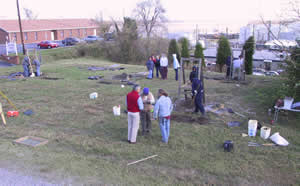 Pierce Street Lot excavations