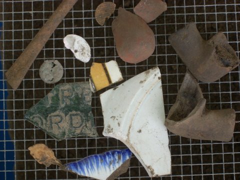 Artifacts in a screen. 